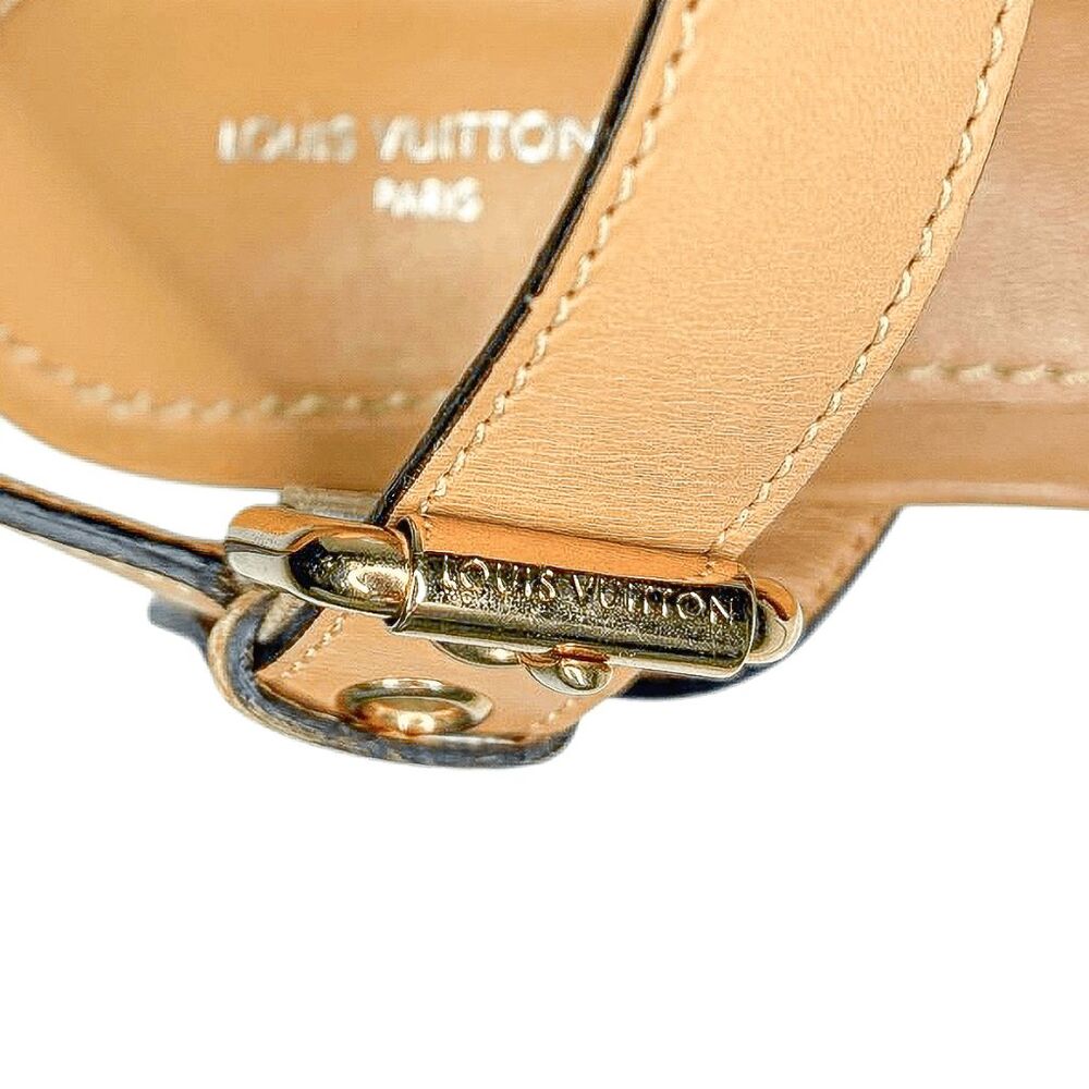 Louis Vuitton Starboard Wedge Cut Out Logo Sandals EU 40 Tan Espadrille Platform - Picture 8 of 10